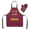 [Personalization Only] Official NFL Commanders Personalized Apron and BBQ Mitt Set