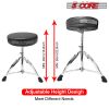 5 Core Drum Throne Comfortable Padded Stool Height Adjustable Music DJ Chair Heavy Duty Seat for Drummer Kids and Adults - DS CH BLK