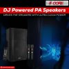 5 Core Karaoke Machine 150W Big Bluetooth PA System Powered DJ Singing Party Speaker w 2 Wireless Microphones Portable Large Professional Outdoor Soun