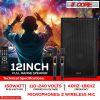 5 Core Karaoke Machine 150W Big Bluetooth PA System Powered DJ Singing Party Speaker w 2 Wireless Microphones Portable Large Professional Outdoor Soun