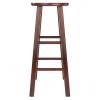 Element Bar Stools; 2-Pc Set; Walnut