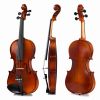 Aileen PREMIUM BEGINNER Series Violin Outfit - 4/4 Full Size Solid Wood Ebony Fitted for Kids Students;  Teachers Approved