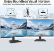 Sansui Monitor 24 inch IPS FHD 1080P 75HZ HDR10 Computer Monitor with HDMI,VGA,DP Ports Frameless/Eye Care/Ergonomic Tilt/Speakers Built-in(ES-24X5A H