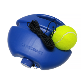 Senior Single Tennis Training Base And Tennis Ball Seat (Option: Blue 3pcs)