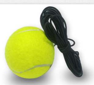 Senior Single Tennis Training Base And Tennis Ball Seat (Option: Ball with band)